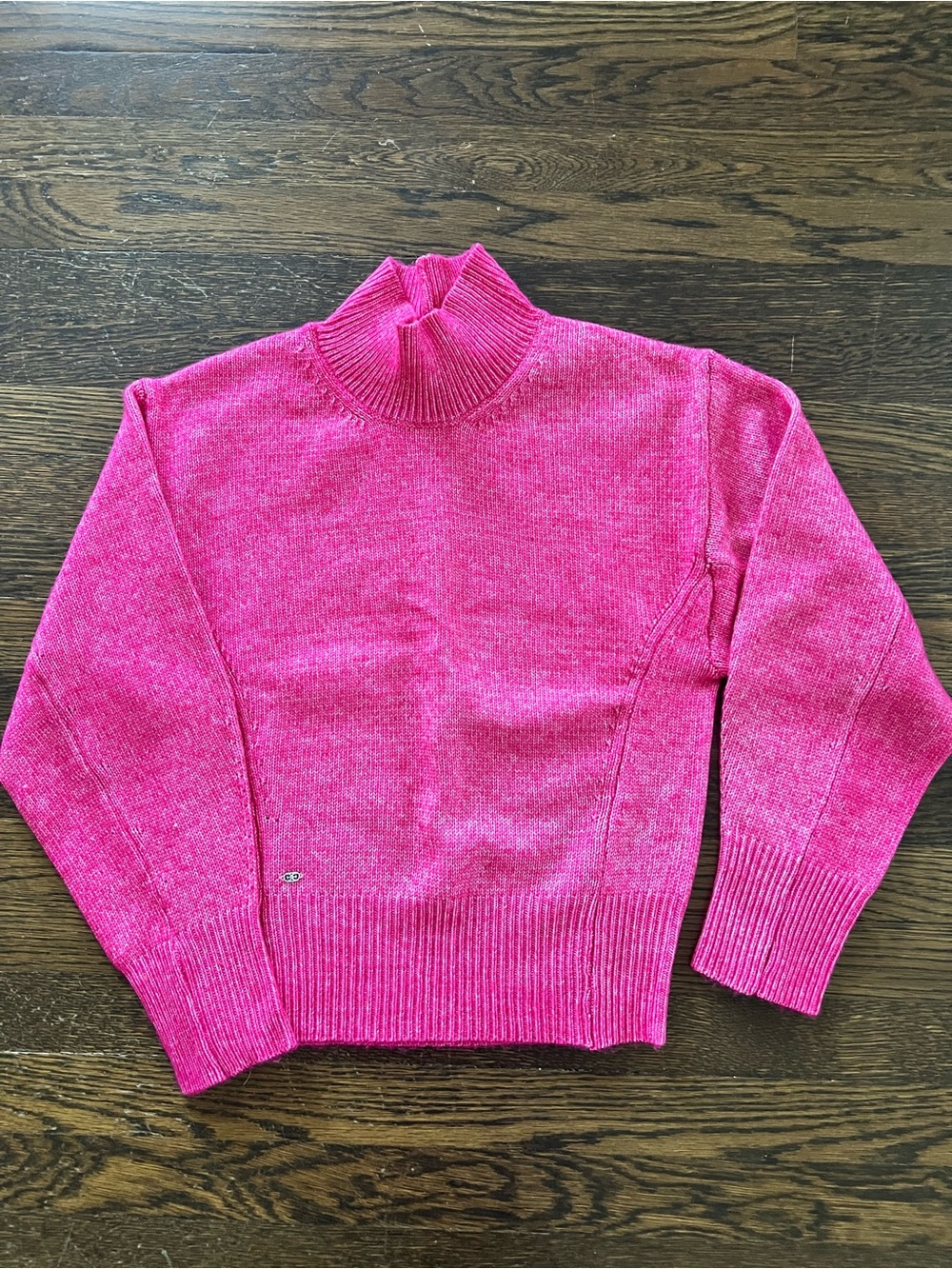 Sam Edelman Hot Pink Turtleneck Sweater